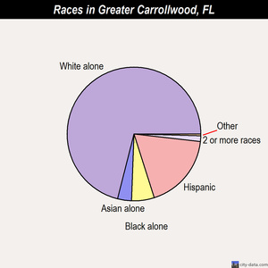 Greater Carrollwood races chart