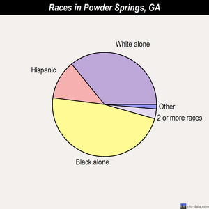 Powder Springs races chart