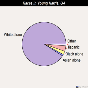 Young Harris races chart