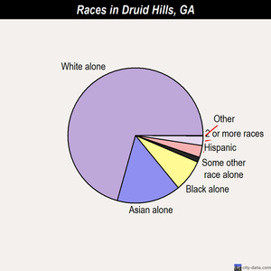 Druid Hills races chart