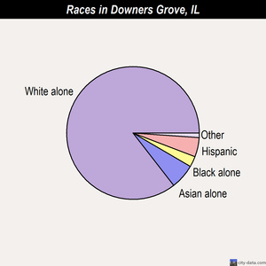 Downers Grove races chart