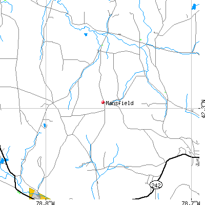 Mansfield map