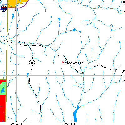 Masonville map