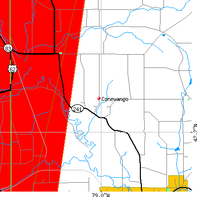 Conewango map
