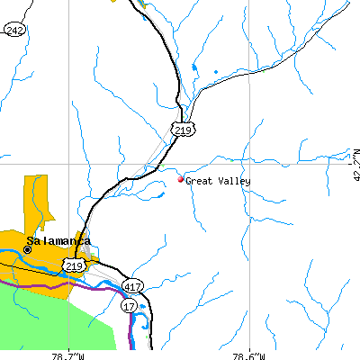 Great Valley map