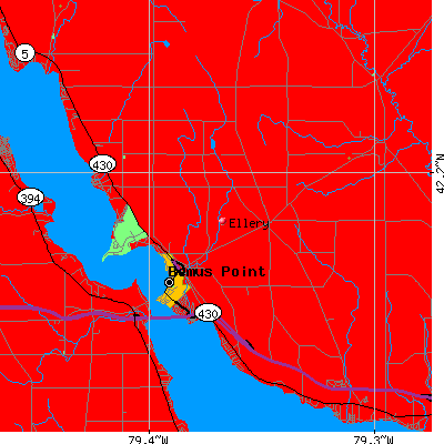 Ellery map