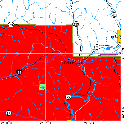 Colesville map