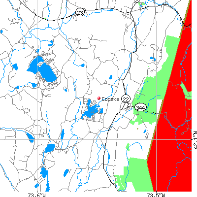 Copake map