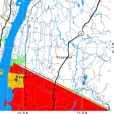 Clermont map