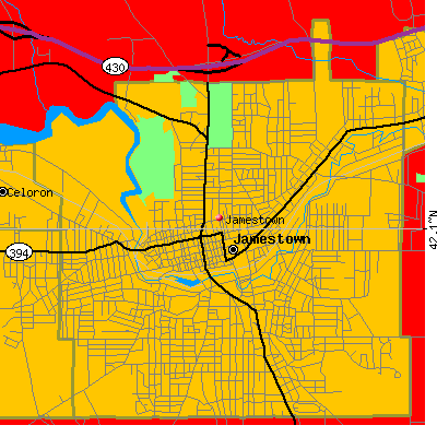Jamestown map
