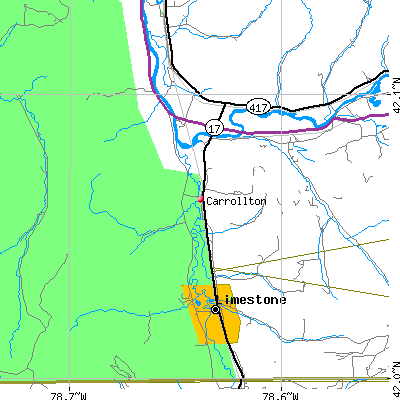 Carrollton map