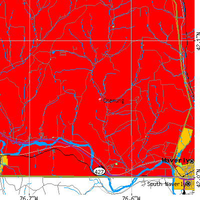 Chemung map