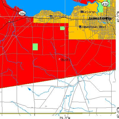 Busti map