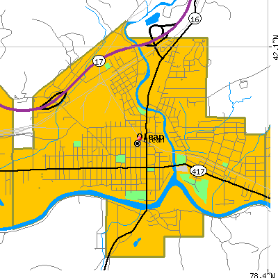 Olean map