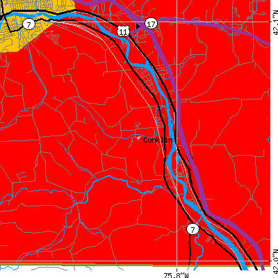 Conklin map
