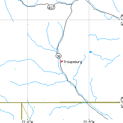Troupsburg map