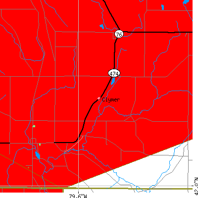 Clymer map
