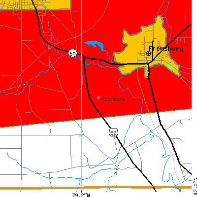 Kiantone map