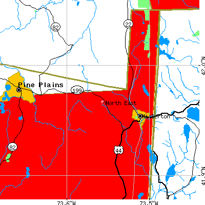 North East map