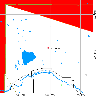 Weldona map
