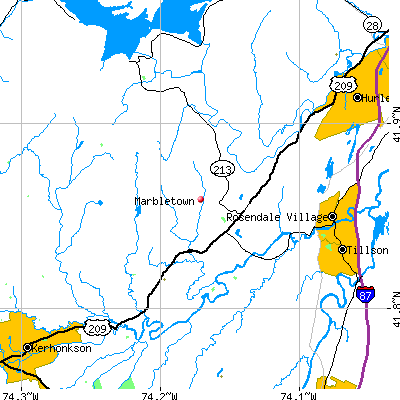 Marbletown map