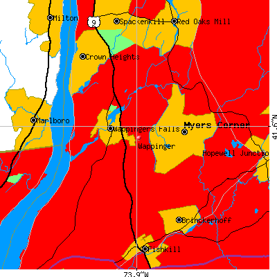 Wappinger map