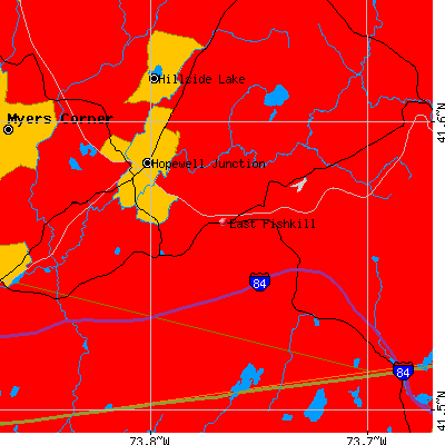 East Fishkill map