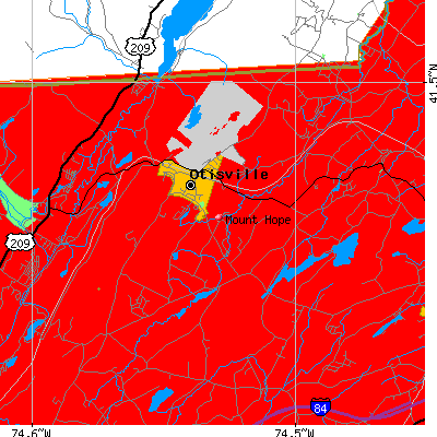 Mount Hope map