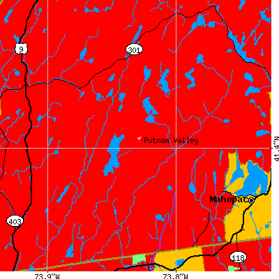 Putnam Valley map