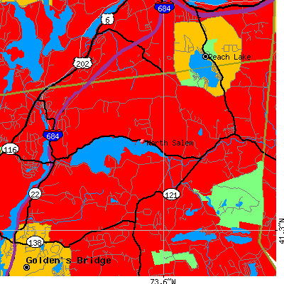 North Salem map