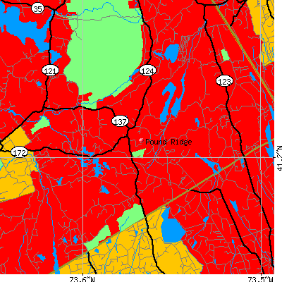 Pound Ridge map