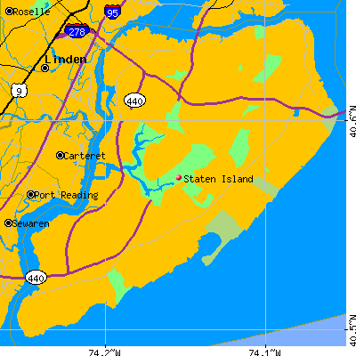 Staten Island map