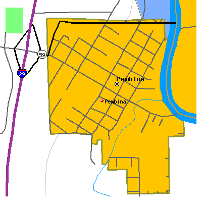 Pembina map