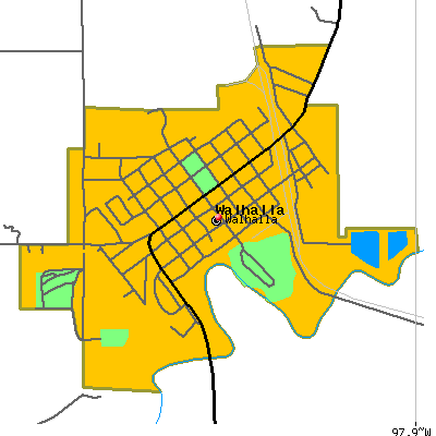 Walhalla map