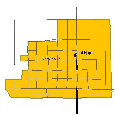 Westhope map