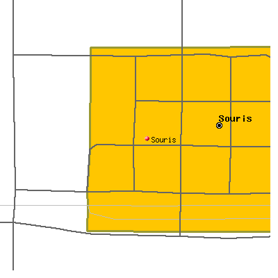 Souris map