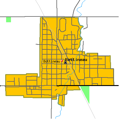 Bottineau map