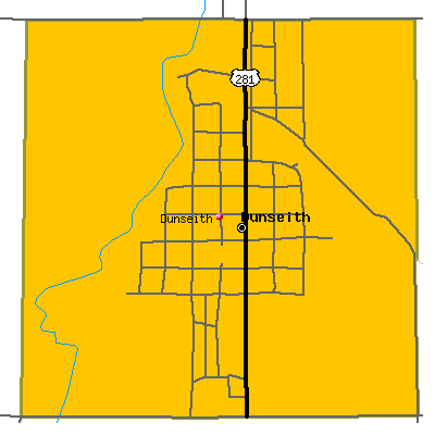 Dunseith map