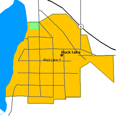 Rocklake map