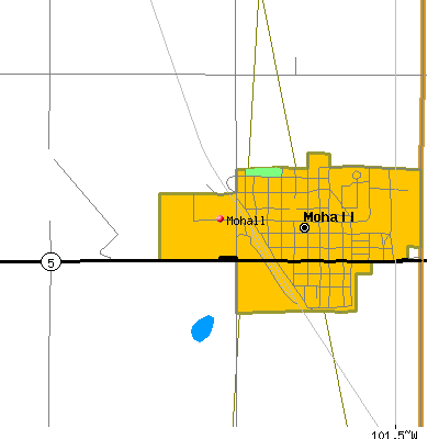 Mohall map