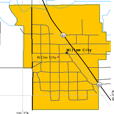 Willow City map
