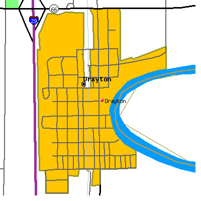 Drayton map