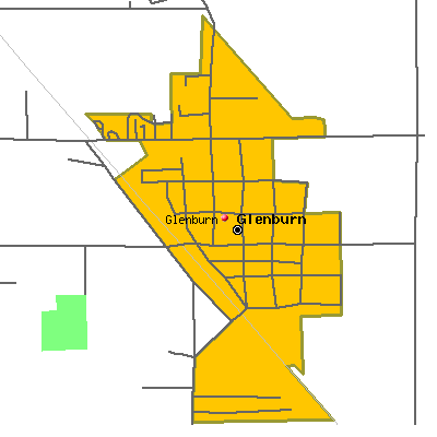 Glenburn map