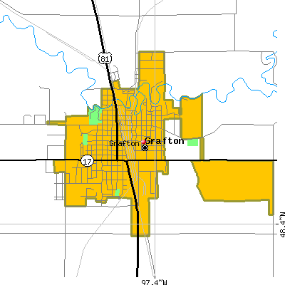 Grafton map