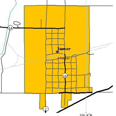 Towner map