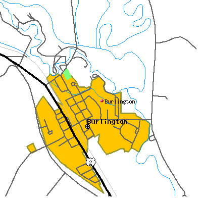 Burlington map