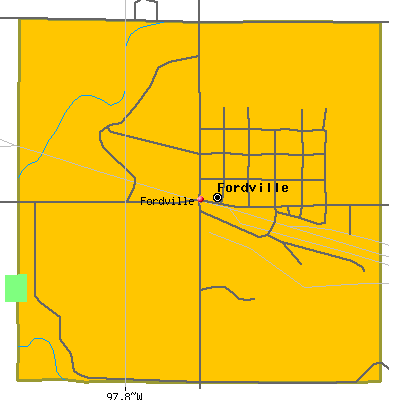 Fordville map