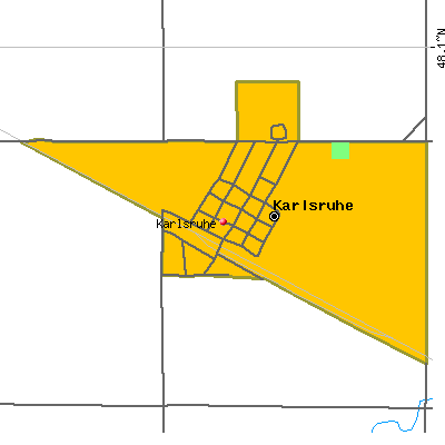 Karlsruhe map