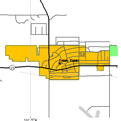 New Town map