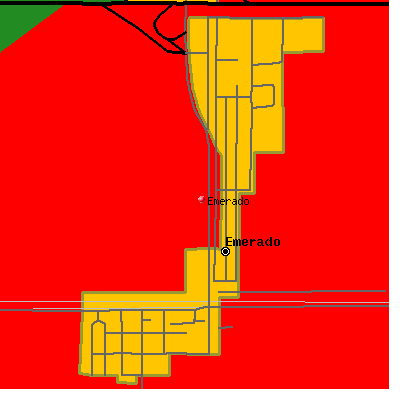 Emerado map